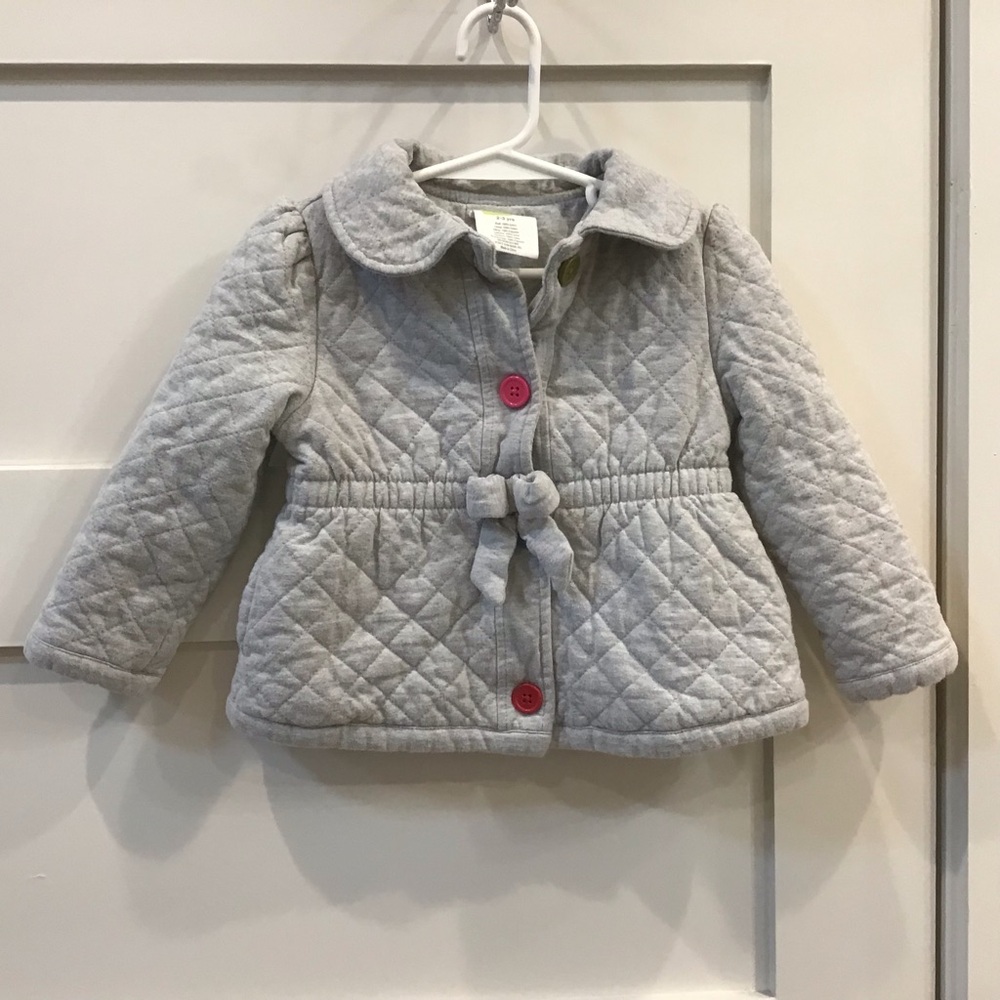 🧥 Crazy 8 Girls Quilted Jacket – Cute & Cozy! Size 2-3 years